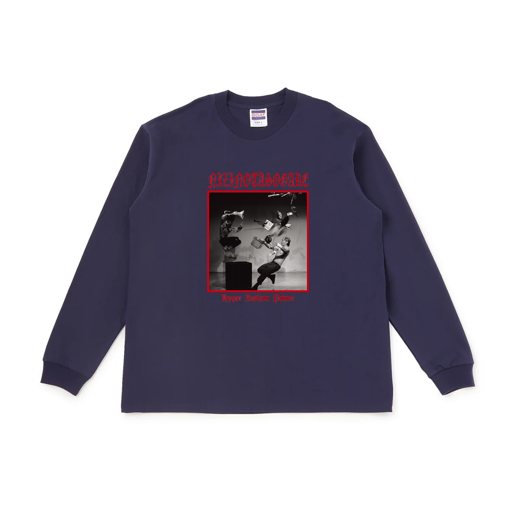 【虹の黄昏の超絶バイーンラジオS】ビッグシルエットロングスリーブTシャツ(受注製造)-GERA公式グッズ