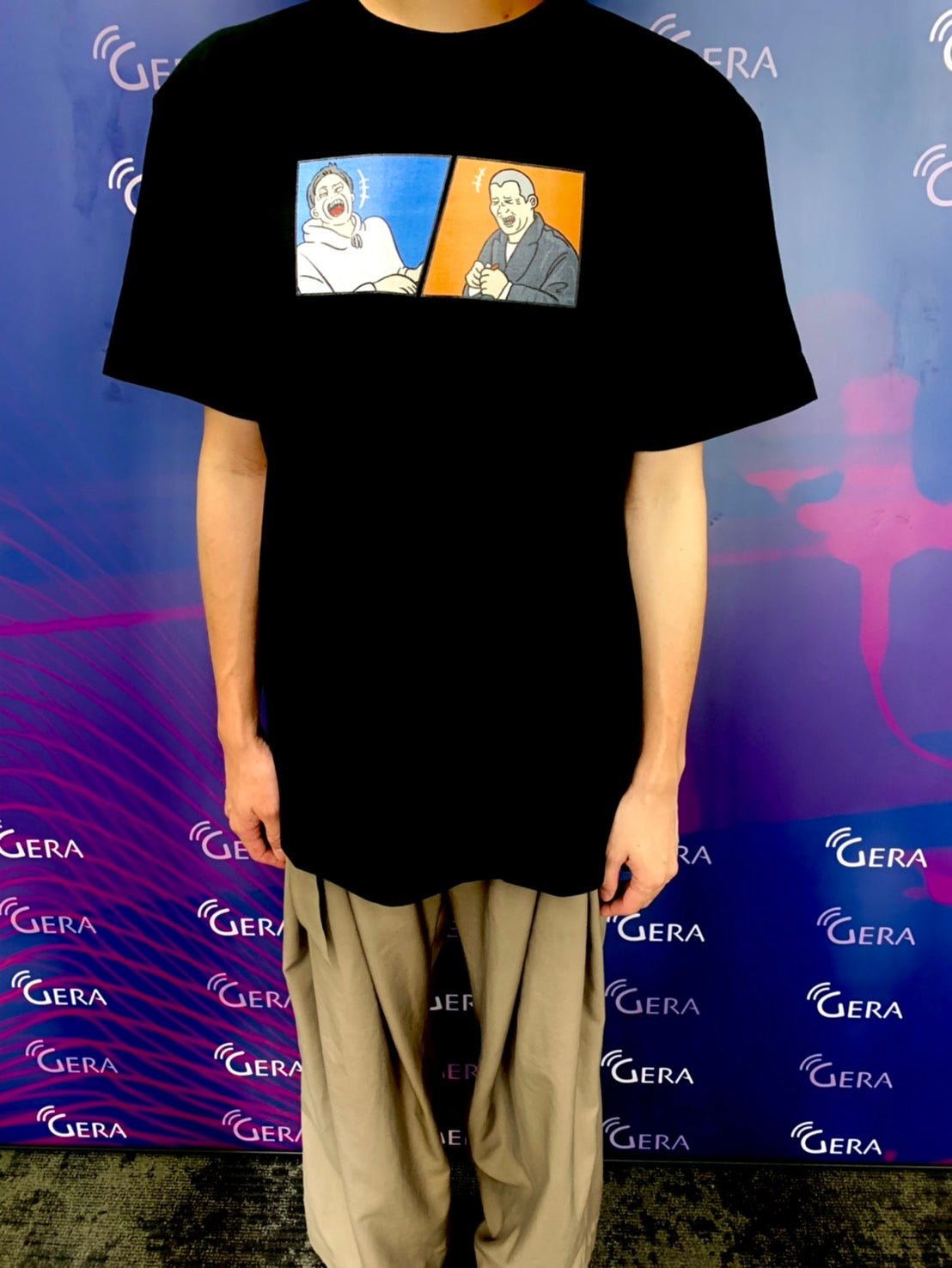 【コットンのバタフライピンポン】(事後通販)イラストTシャツ