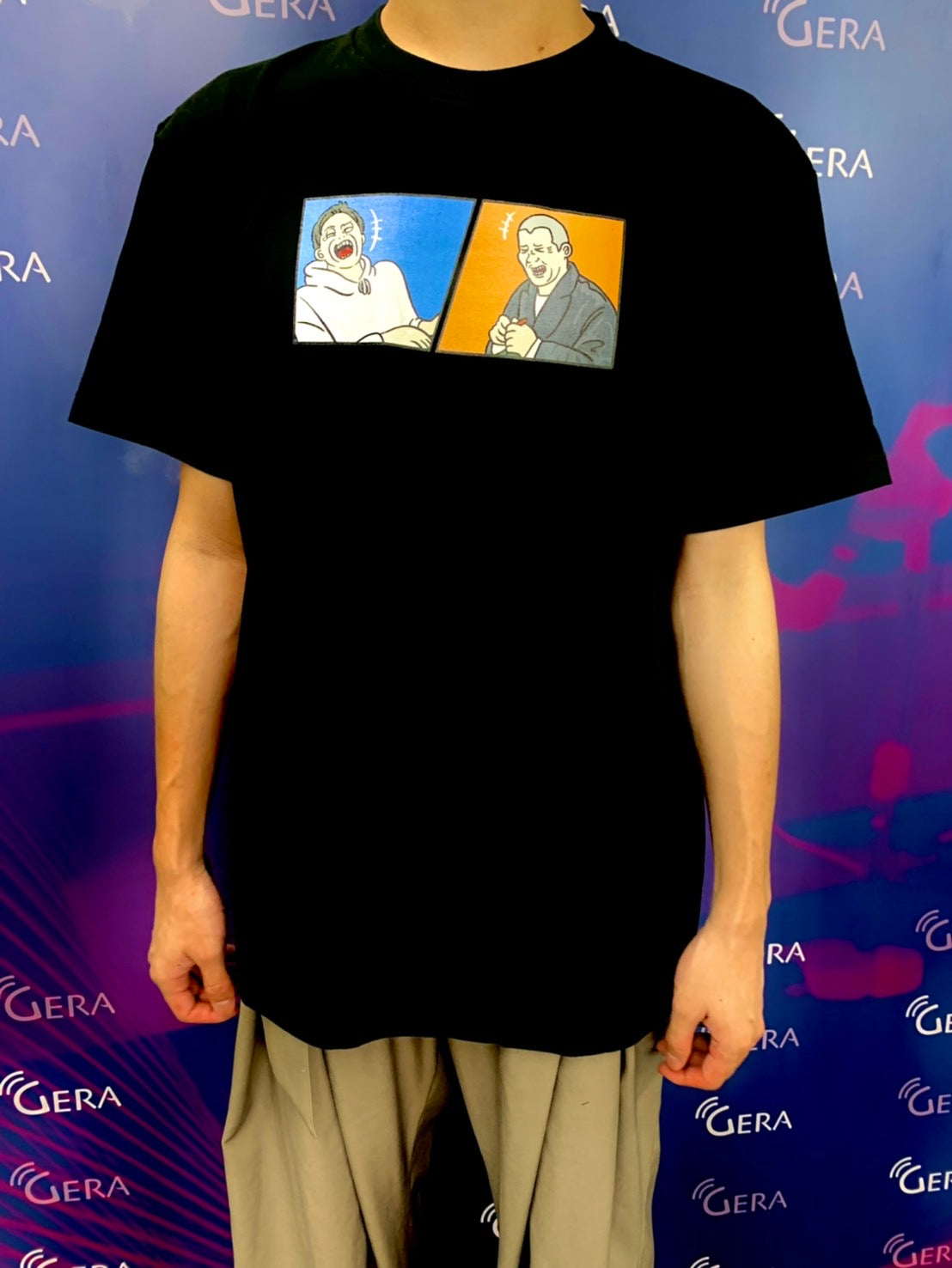 【コットンのバタフライピンポン】(事後通販)イラストTシャツ