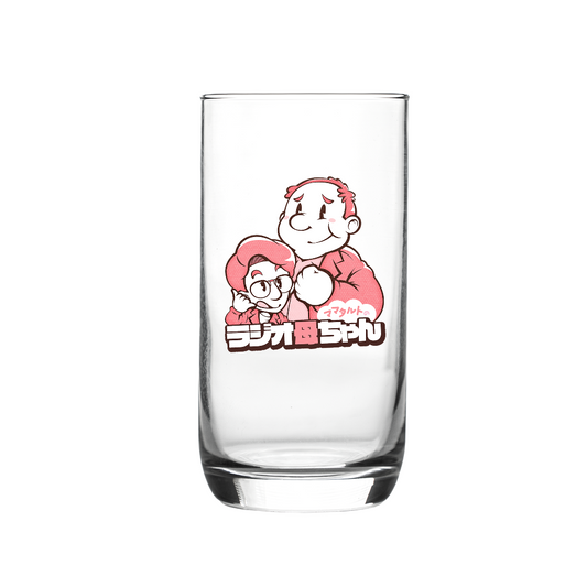 【ママタルトのラジオ母ちゃん】クリアグラス（受注製造）-GERA公式グッズ