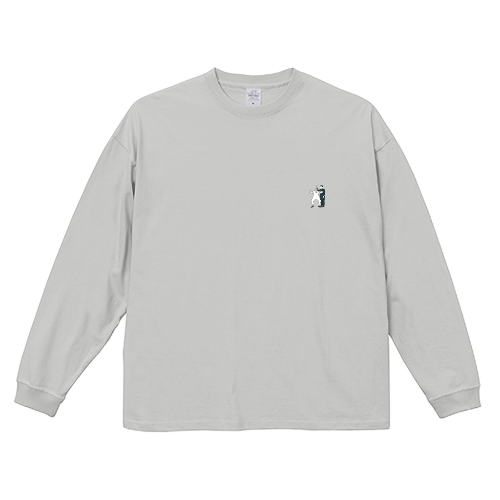 【錦鯉の人生五十年】ビッグシルエットロングスリーブTシャツ（受注製造）-GERA公式グッズ