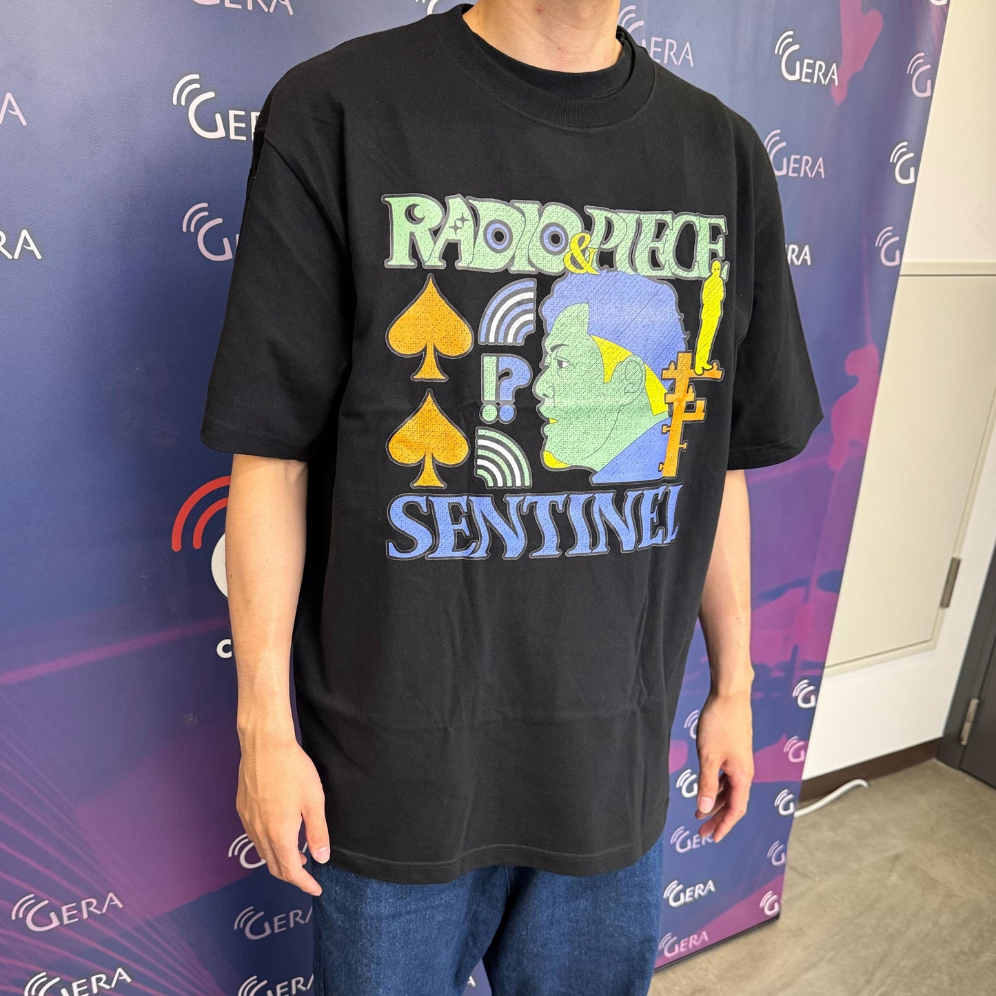 【センチネルのラジオ&ピース】スピ大誠 Tシャツ（受注製造）-GERA公式グッズ